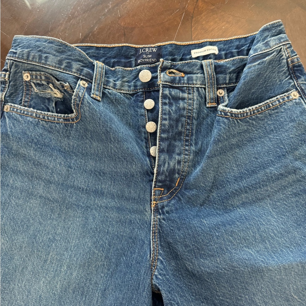 J Crew Factory Premium edition slim boyfriend 27 NWT